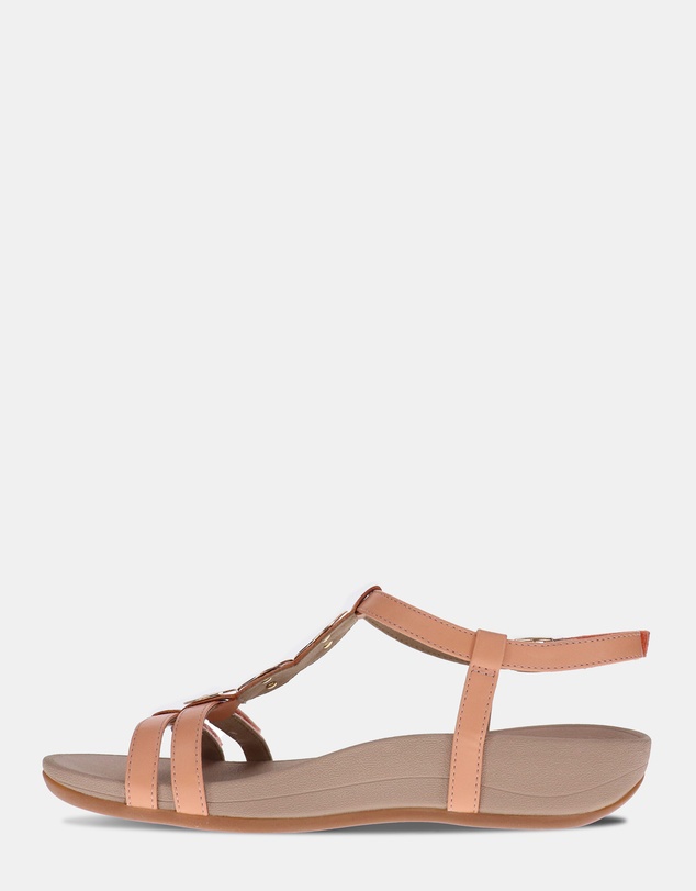 Mia Vita - Ayla Adjustable Sandal - Apricot