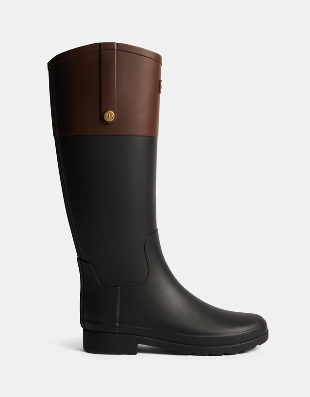 Hunter - Refined Gold Trim Riding Boots - Women's