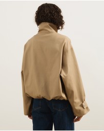 Atmos&Here - Taya Funnel Neck Twill Bomber