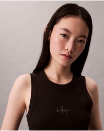 Calvin Klein Jeans - Monologo Rib Tank Top