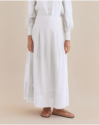 Amelius - Helene Ramie Draped Skirt