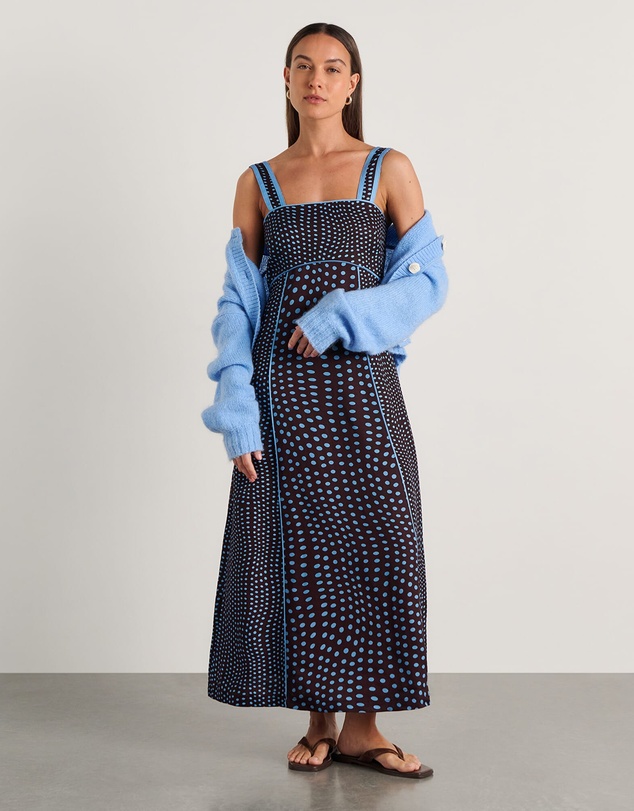 Jag - Ania Spot Midi Dress