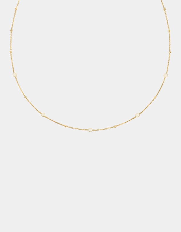 Ania Haie - Ania Haie Gold Disc Station Necklace