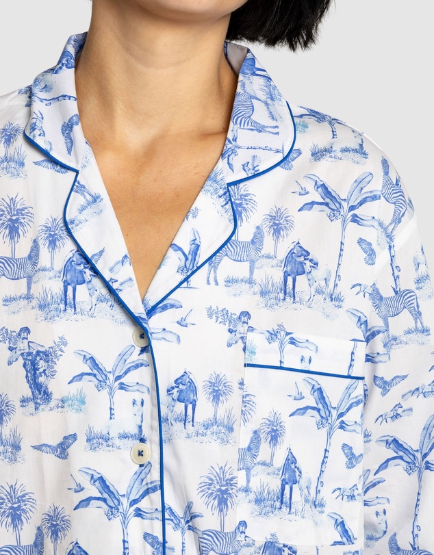 Sant And Abel - Women's Skydog Blue Night Shirt
