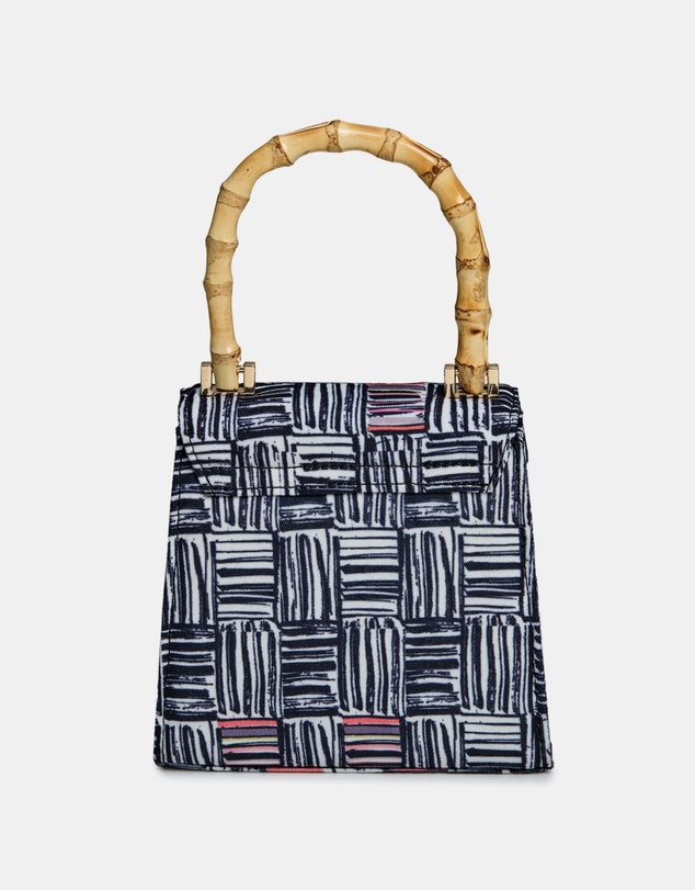 Wolf - Wolf Evie Collection Small Bag with Electic Weave Print