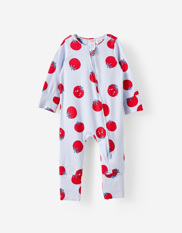 Cotton On Kids - Growie Long Sleeve Zip Romper