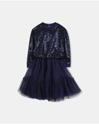Billieblush - Sequin-Embellished Tulle Dress - Kids-Teens