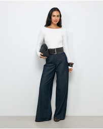 AERE - Sara Long Sleeve Rib Top