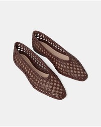 Loeffler Randall - Emery Woven Ballet Flats