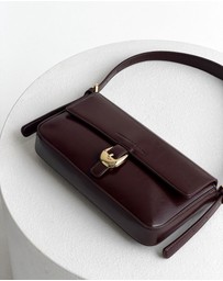 Morgan & Taylor - Faith Shoulder Handbag in Chocolate Brown