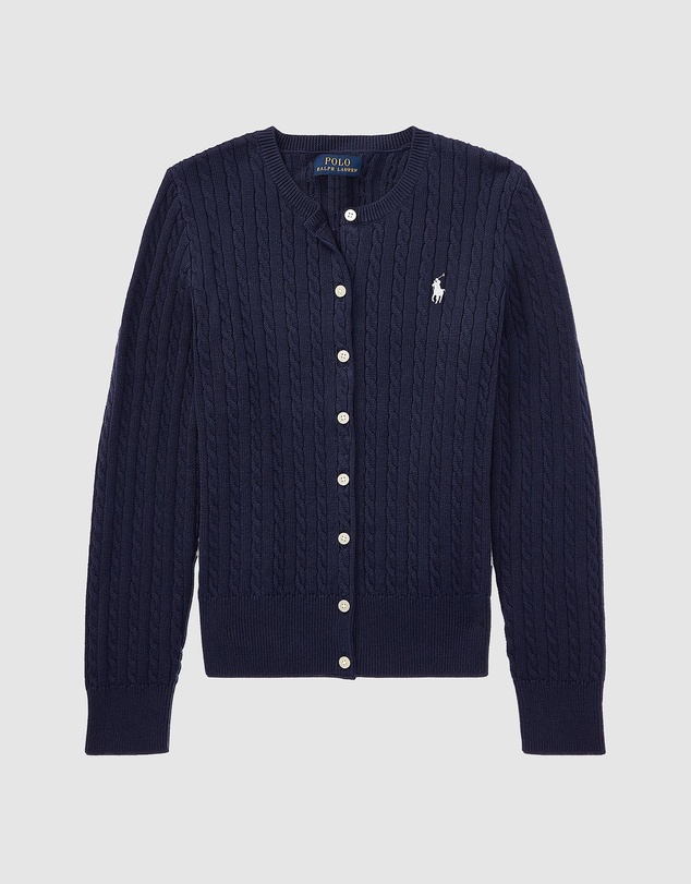 Polo Ralph Lauren - Mini-Cable Cotton Cardigan - Teens