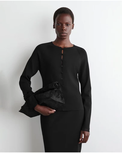 COS - Sheer-Detail Knitted Cardigan