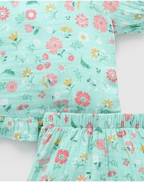 Purebaby - Floral Set -Kids-Babies