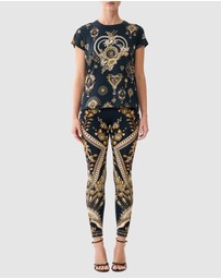 Camilla - Slim Fit Round Neck T-Shirt