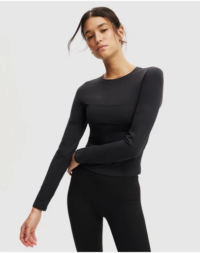 Cotton On Body Active - Ultra Soft Fitted Long Sleeve Top
