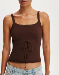 Cotton On - Ruffle Hem Knit Cami