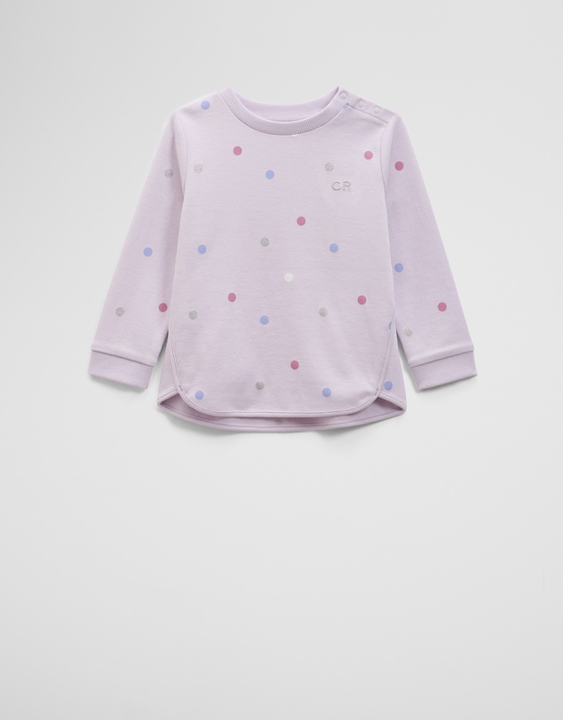 Country Road - Organically Grown Cotton Long Sleeve Sequin Logo T-shirt