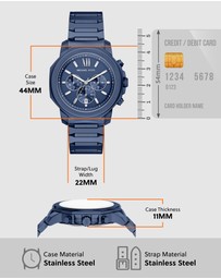 Michael Kors - Prescott Blue Chronograph Watch