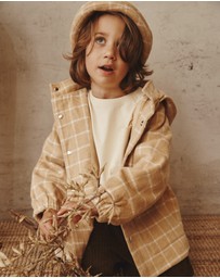 Alfred - Joan Check Jacket I Beige