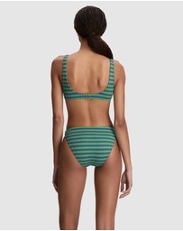 Polo Ralph Lauren - Cable Stripe Mid Rise Bikini Bottom