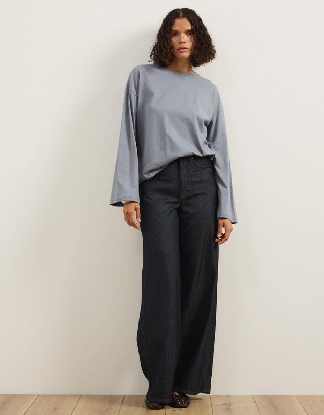Atmos&Here - Long Sleeve Oversized T-Shirt