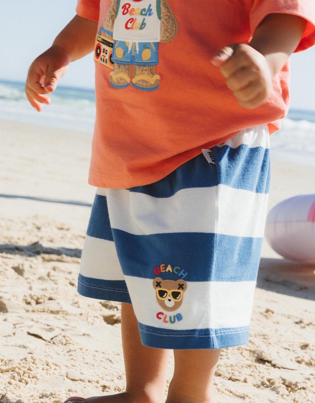 Huxbaby - Beach Club Hux Block Stripe Shorts - Babies-Teens