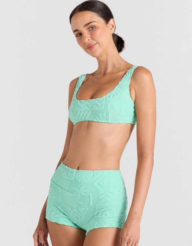 Poolside Paradiso - Mai Tai Shorty Bikini Bottom -Mint