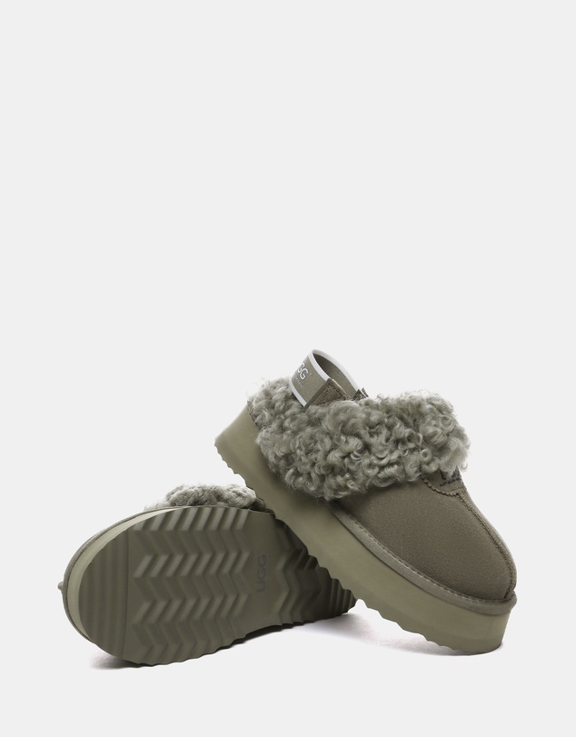 EVERAU - Australian Shepherd Ugg Waffle Curly Platform Cow Suede Upper House Shoes