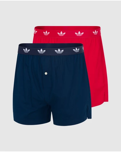 adidas Sportswear - 2 Pack Comfort Core Cotton Icon Boxer Underwear