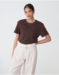 Forcast - May Relaxed Cotton T-shirt