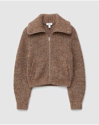 & Other Stories - Knitted Zip-Up Cardigan