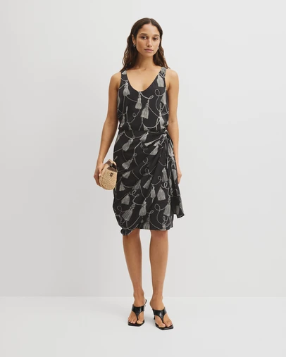 Country Road - Print Sarong Skirt