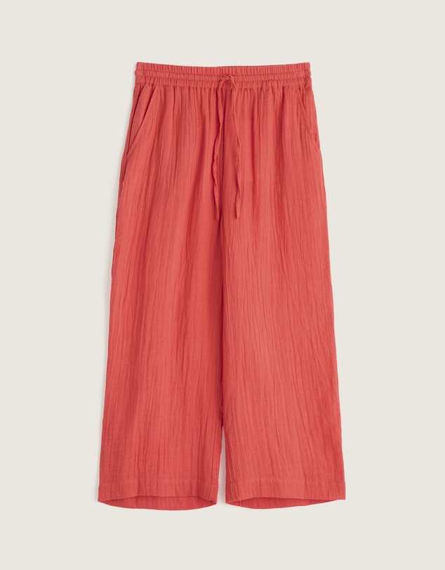 Seasalt - Tide Flow Double Gauze Crops in GOTS Organic Cotton