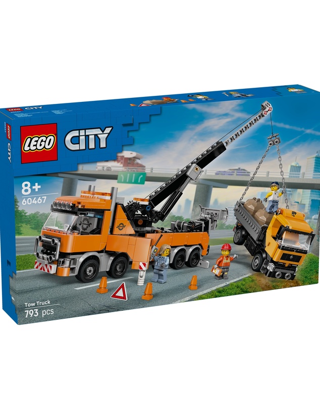 LEGO - 60467 Heavy-Duty Recovery Tow Truck with Crane