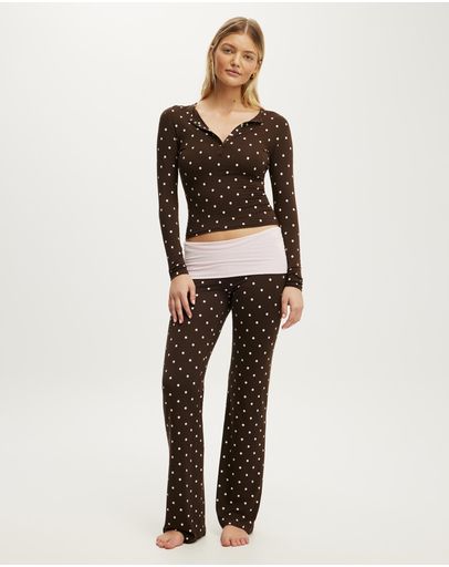 Smooth Kristy Polkadot Toffee Bean & Pink Kiss