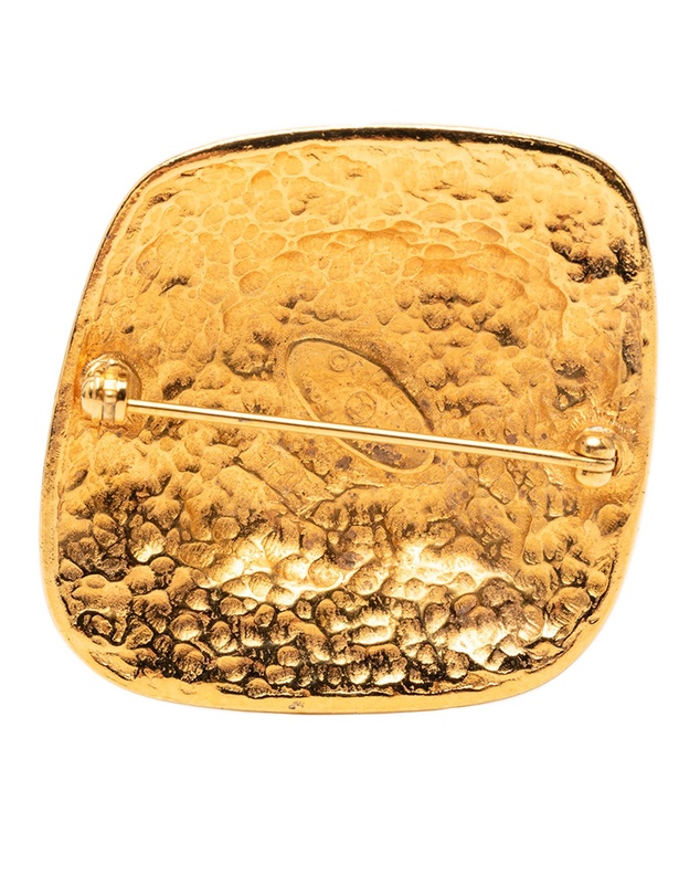 Pre-Loved by Azura Reborn - Pre-Loved CC Gold Plated Diamond Brooch