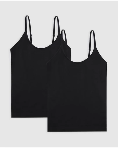 Ambra - 2 Pack Bare Essentials Recycled Nylon Camisole