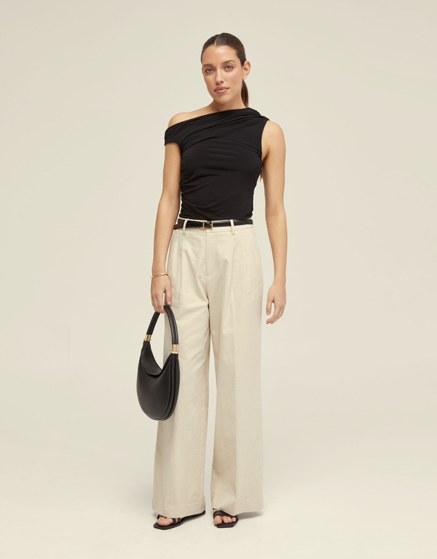 Oxford - Becca Half Lined Jersey Top