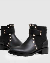 Belle & Bloom - City Lights Leather Ankle Boot