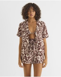 Zerafima - The Oasis Linen Short Sleeve Shirt