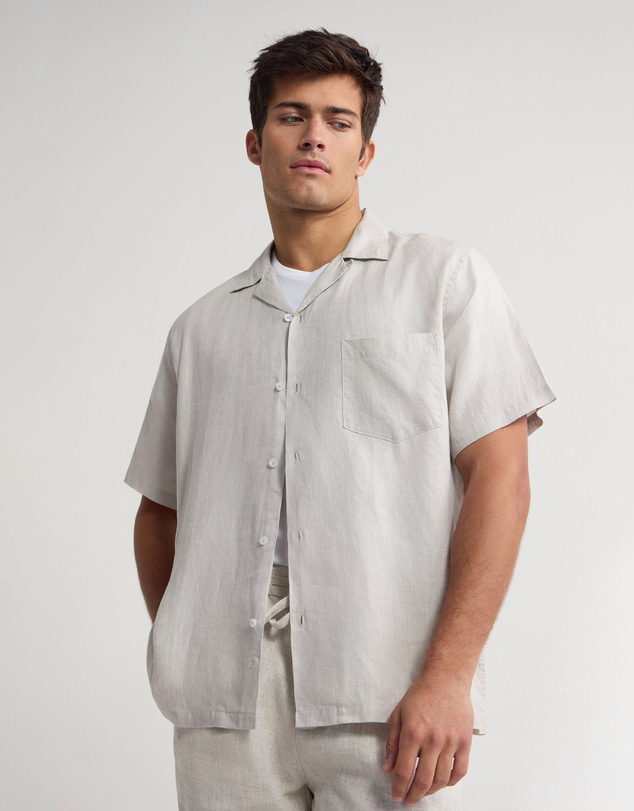 Oxford - Griffin French Linen Short Sleeve Shirt