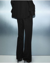 M.N.G - Straight-Fit Trousers With Elastic Waist