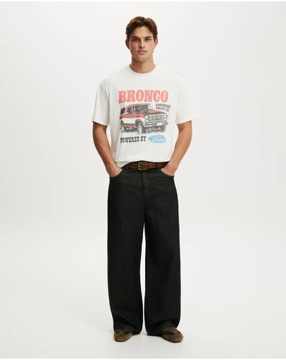 Cotton On - Everyday Fit License Moto T-Shirt
