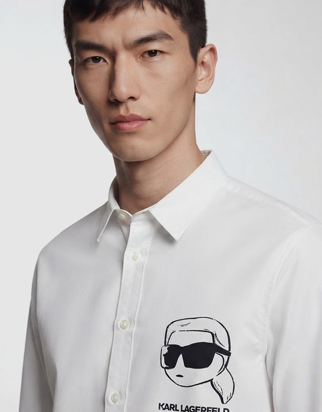 Karl Lagerfeld - Ikon Sketch Shirt