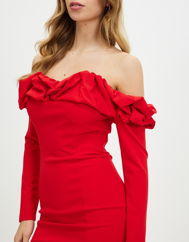 Romance by Honey and Beau - Aria Off Shoulder Dress