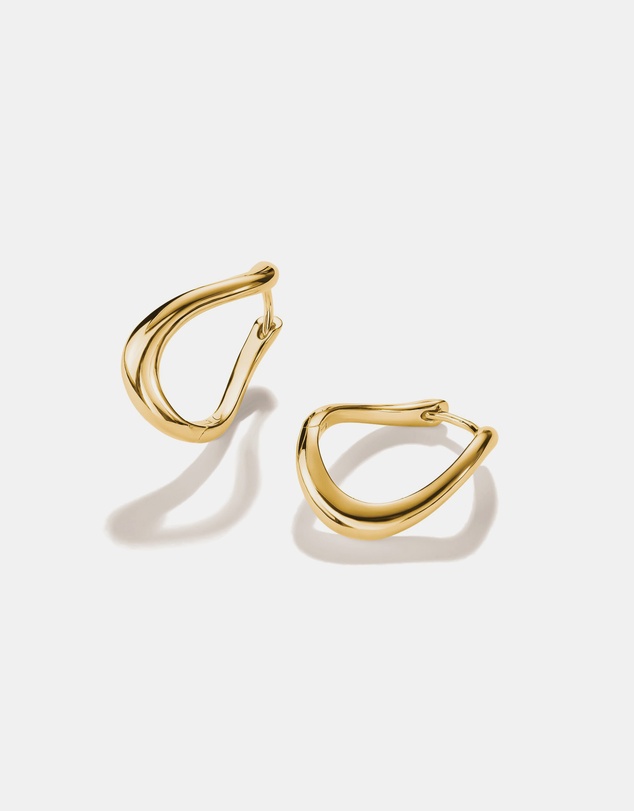 THOMAS SABO - THOMAS SABO Hoop earrings wave-shaped