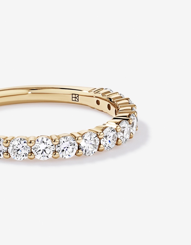Michael Hill - 0.75 Carat TW Laboratory-Grown Diamond Wedding Band in 10kt Yellow Gold