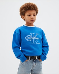 Calvin Klein Jeans - Boys Monologo Terry Sweatshirt