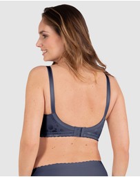 Naturana - Wide Strap Wireless Minimiser Bra