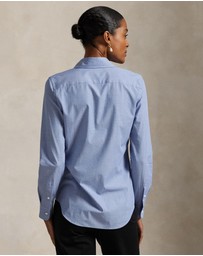 Polo Ralph Lauren - End-On-End Stretch Slim Fit Cotton Shirt - ICONIC EXCLUSIVE